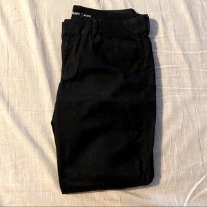 Black Old Navy Pixie Chino Pants